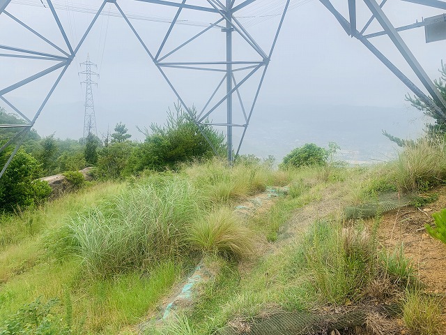 施工実績　送電鉄塔　ビフォー